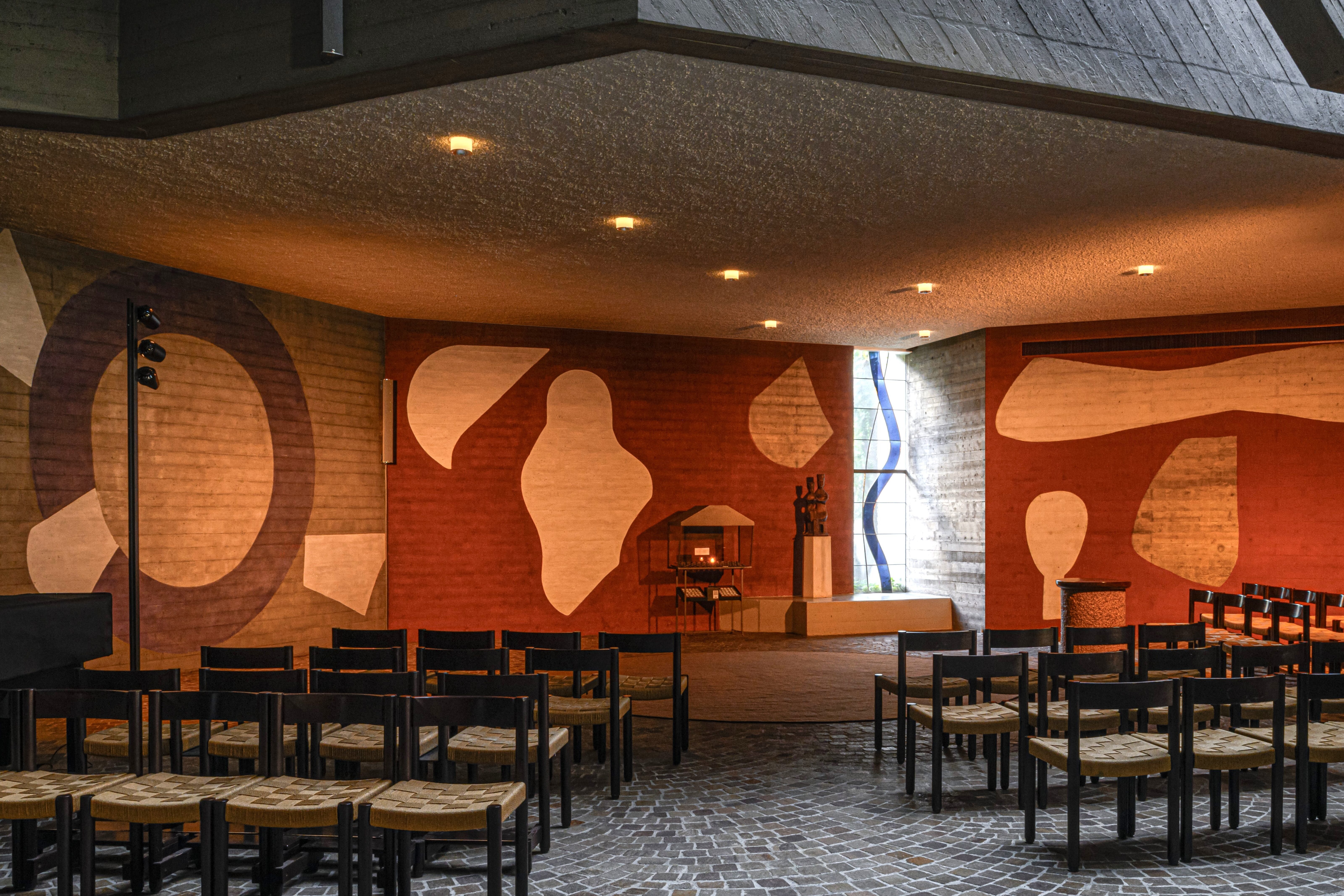 Gehrs Werke finden sich gleich mehrfach in Zug – hier in der Kirche St. Johannes der Täufer, Zug. Foto: Beni Sutter