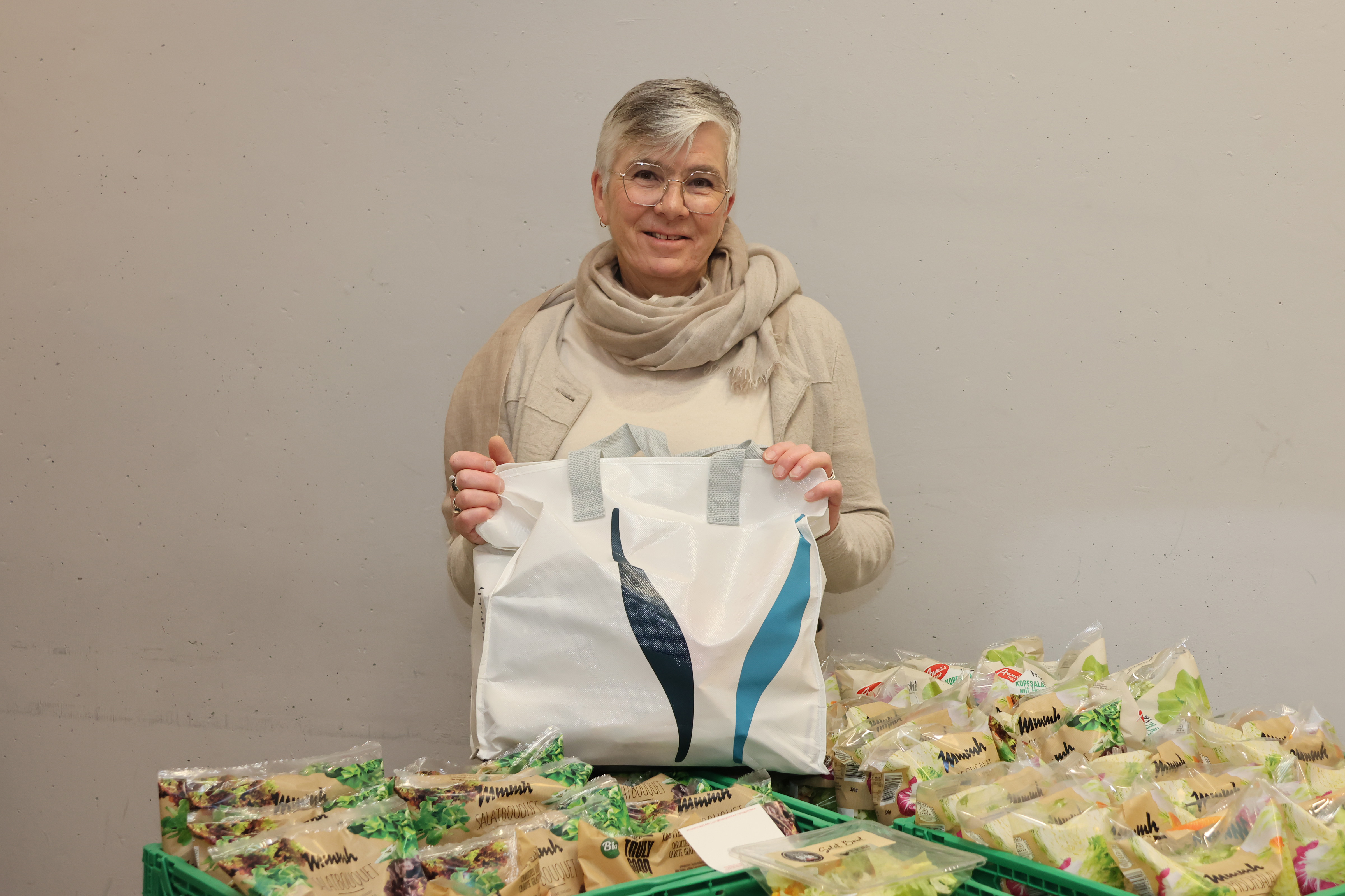 Yolanda Faessler von GGZ Work freut sich über einen neuen Spendenrekord. Foto: Arnold Landtwing