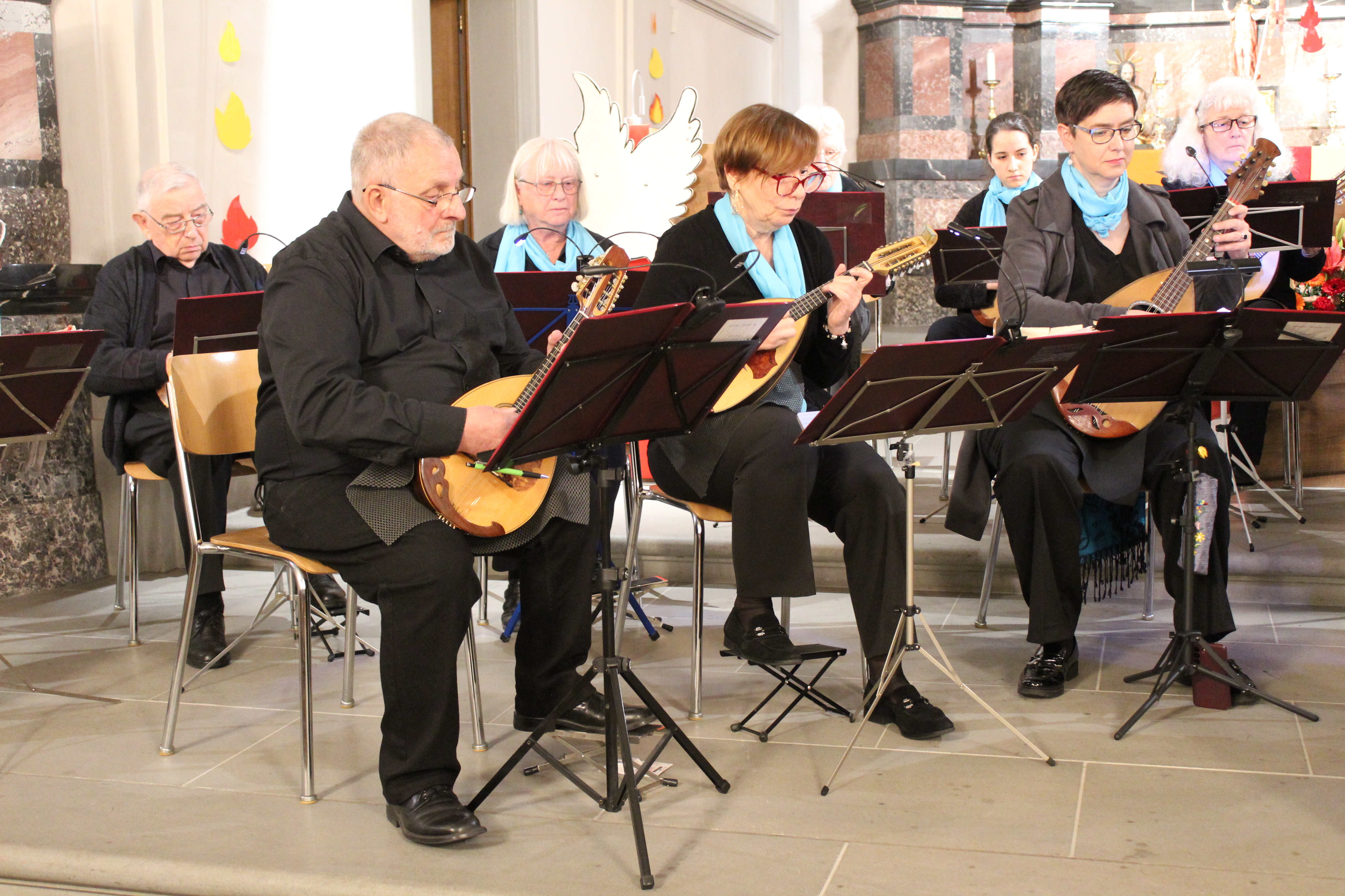Serenade mit dem Mandolinenorchester Baar in Walchwil. Foto: Melanie Schnider